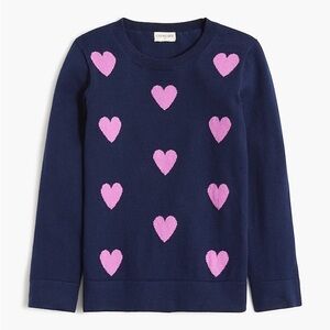 Crewcuts Girls' allover-heart sweater